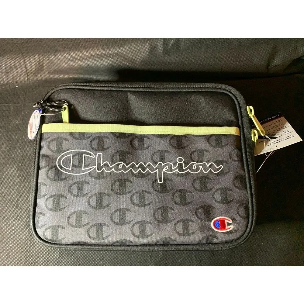 Champion Center Lunch Kit with Tray - Dark Gray Logo